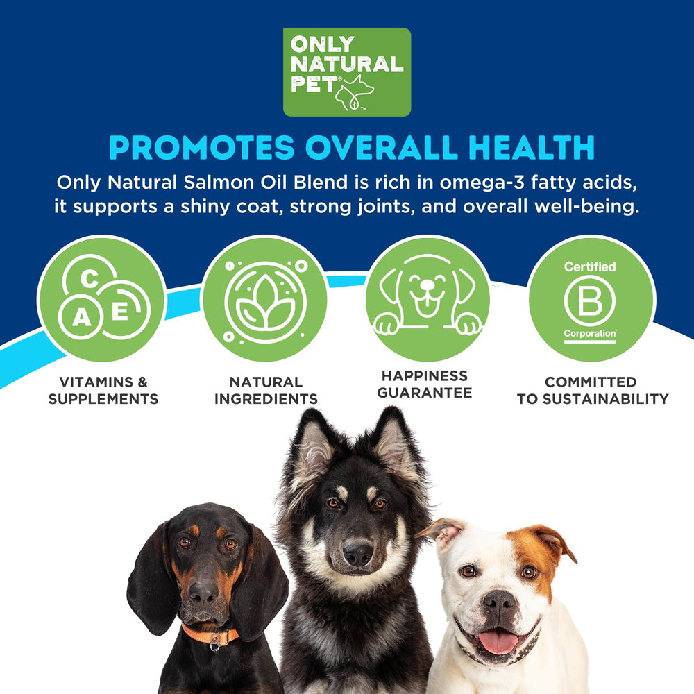 Only Natural Pet Aceite Salmón Alaska Ingredientes destacan Omega-3 y Omega-6