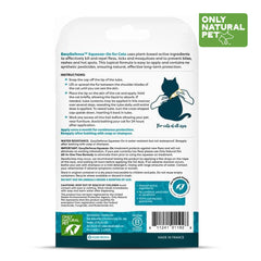 Only Natural Pet EasyDefense, aplicación entre hombros para protección continua.