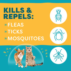 Only Natural Pet EasyDefense, aplicación entre hombros para gatos mayores de 4 meses.