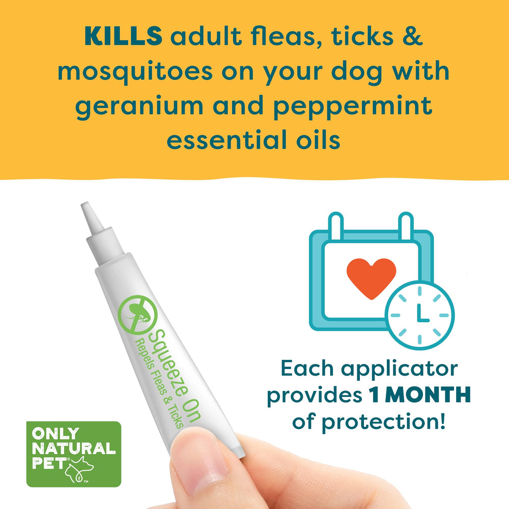 Only Natural Pet EasyDefense: caja con tres tubos para protección de tres meses.