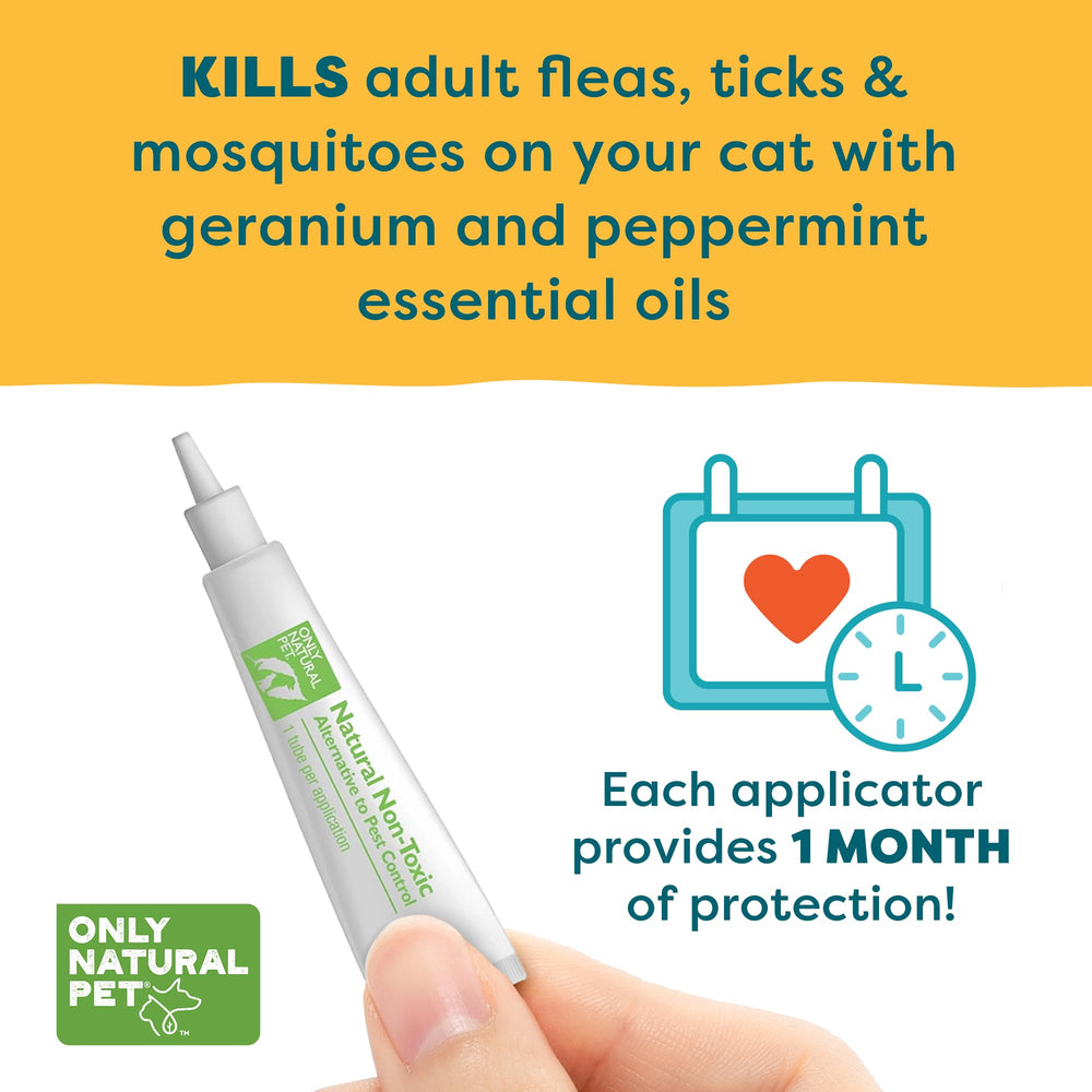 Only Natural Pet EasyDefense, ingredientes naturales como geraniol para cuidado suave.