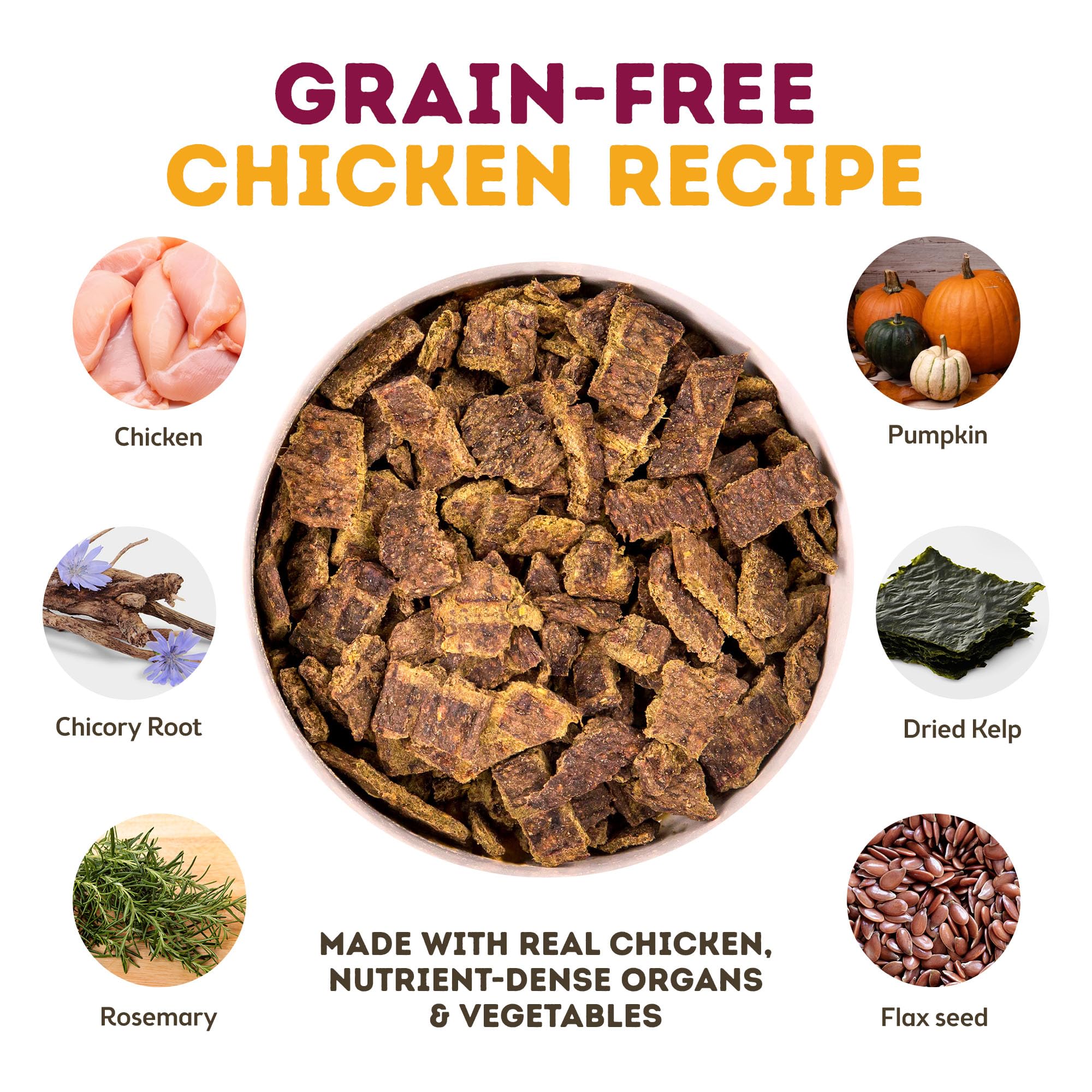 MaxMeat Holistic, tiras de pollo para servir como topper proteico.
