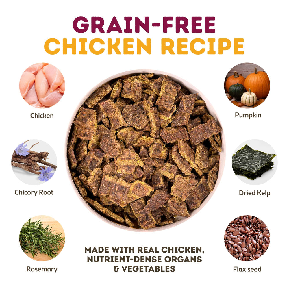 MaxMeat Holistic, tiras de pollo para servir como topper proteico.