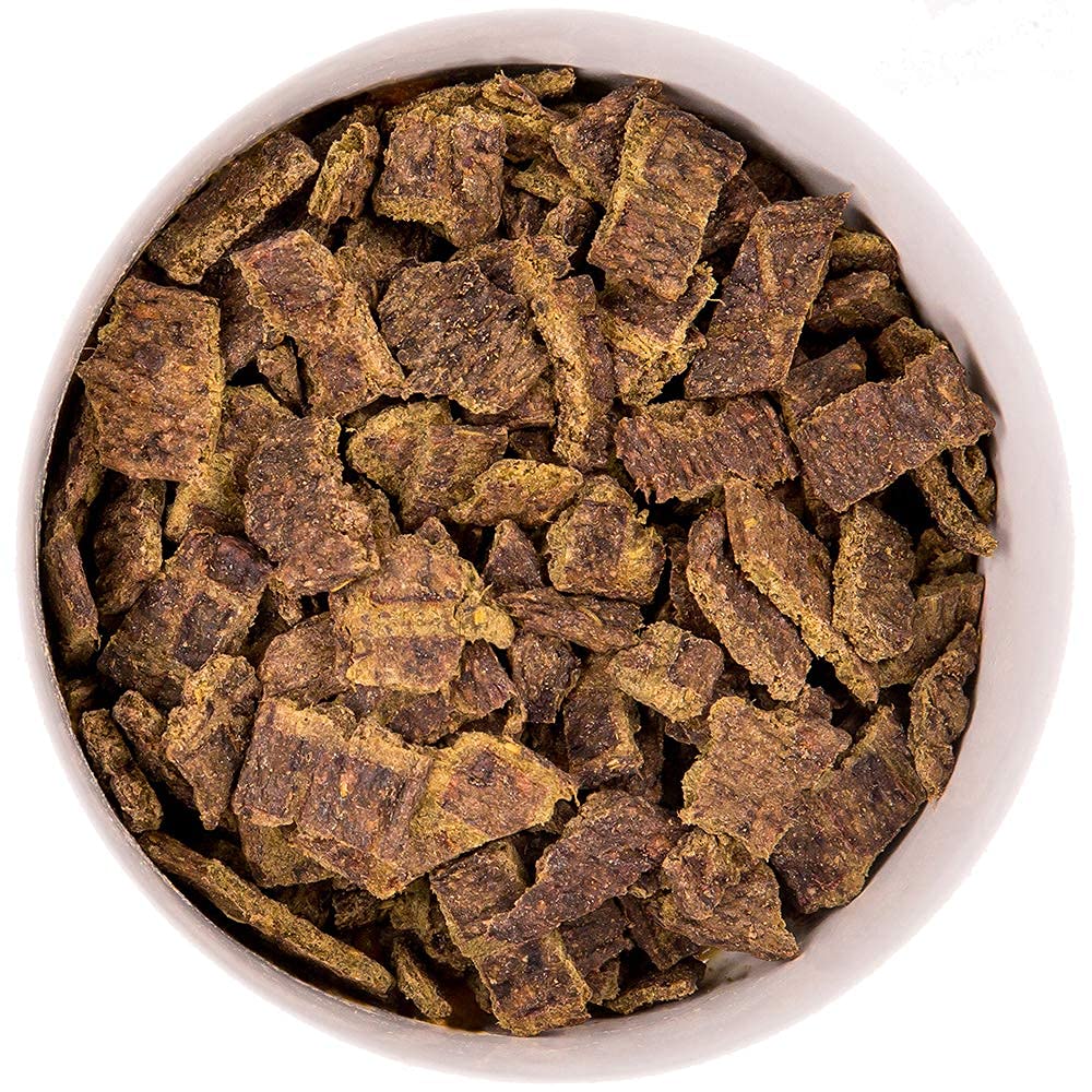Only Natural Pet MaxMeat: proceso deshidratado al aire para sabor y nutrientes conservados.