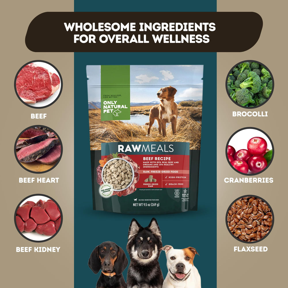 Only Natural Pet RawMeals frutas-verduras-mezcla: complemento natural con vitaminas