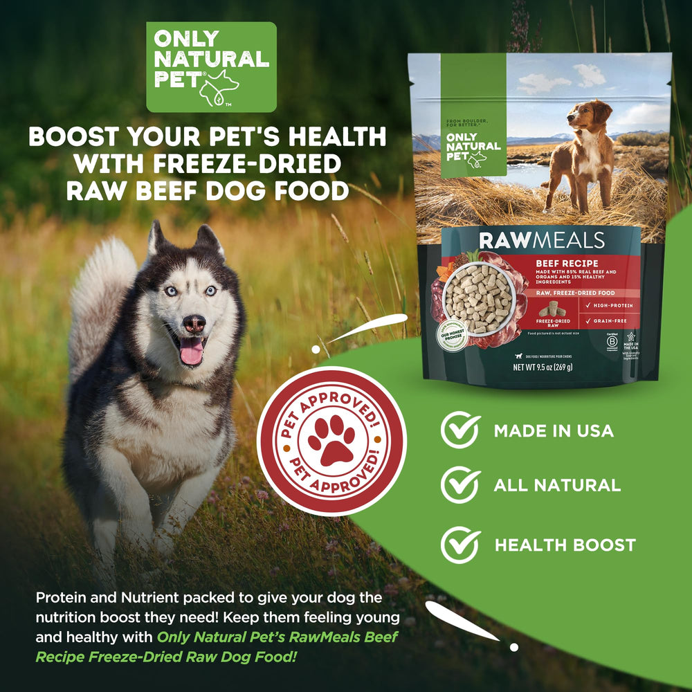 Only Natural Pet RawMeals uso-topping-alimento-completo: topper o comida principal