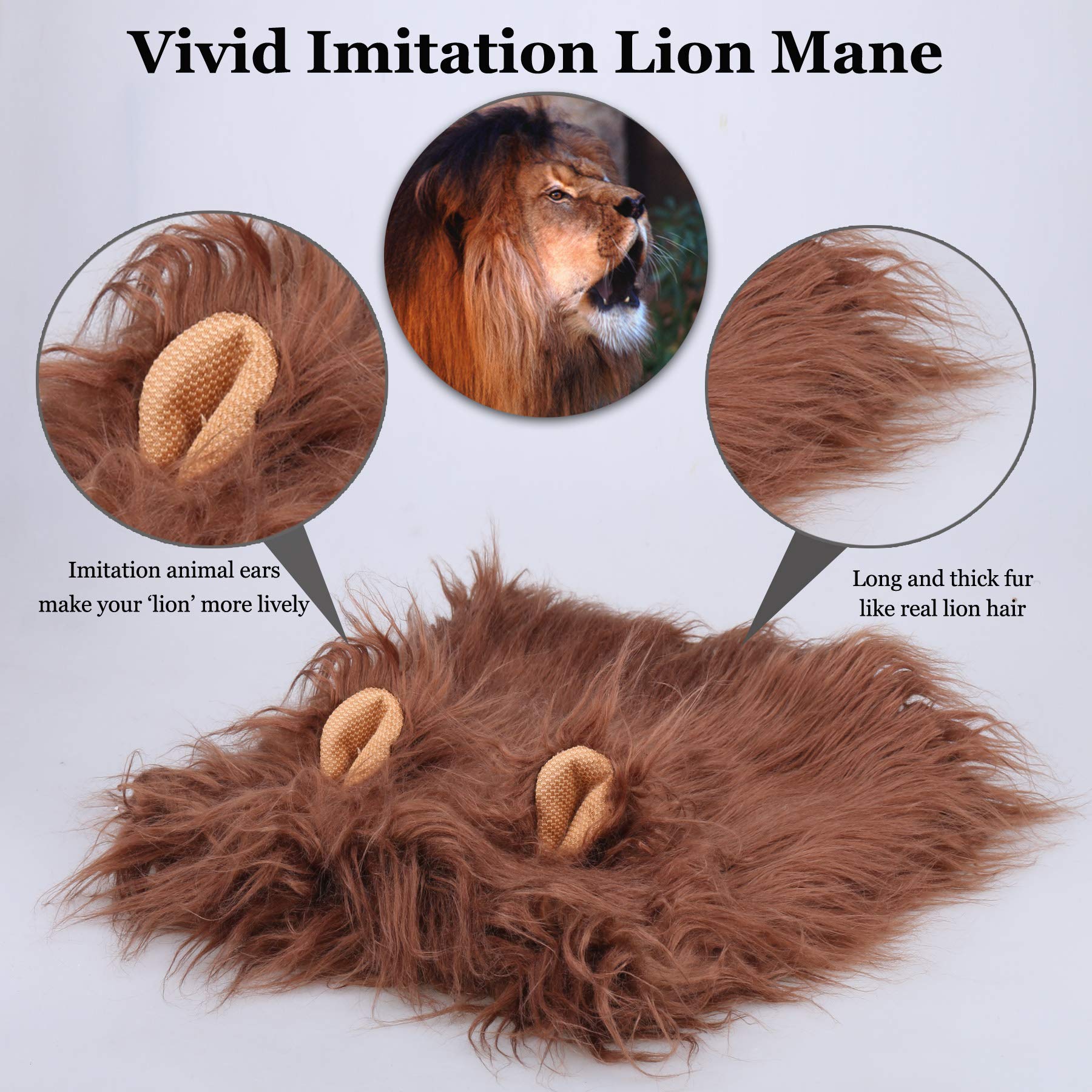Onmygogo melena-perro-peluche-suave: textura agradable para pelaje sin irritación.