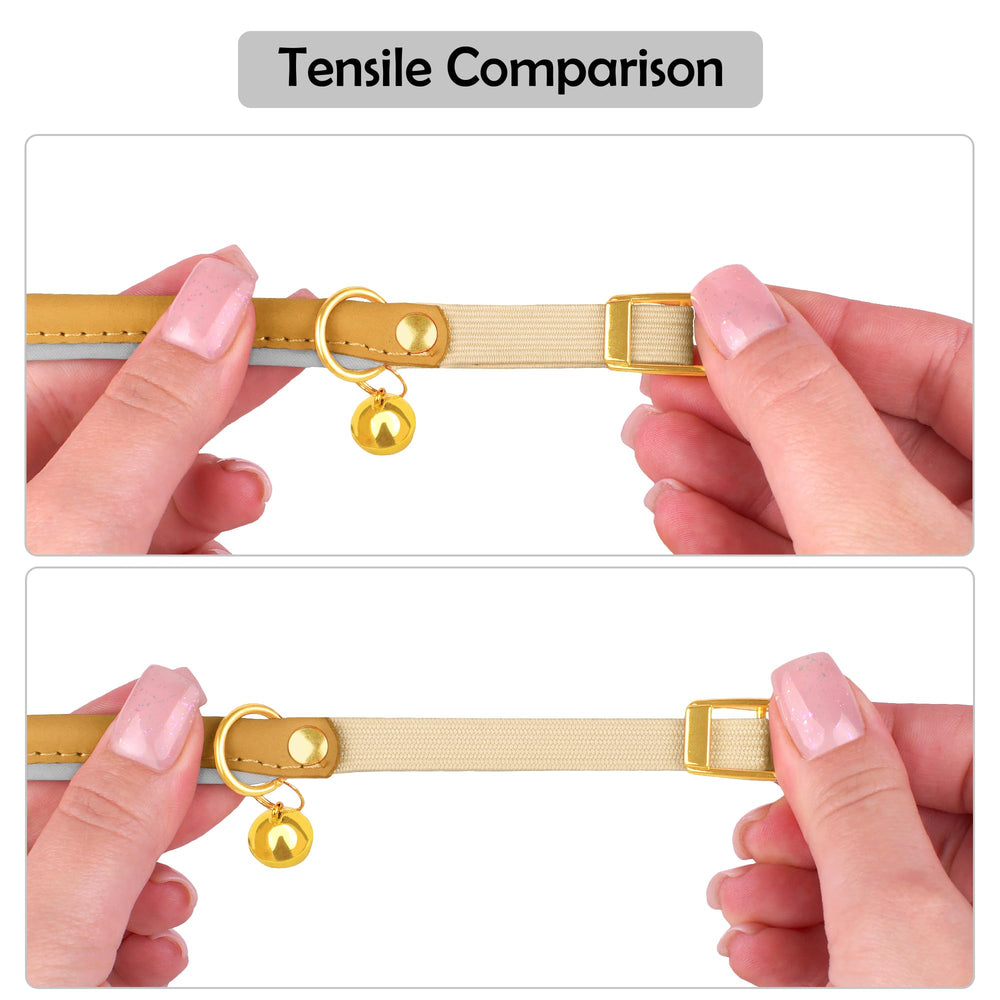 OOPSDOGGY collar gato, banda elástica de seguridad para liberación