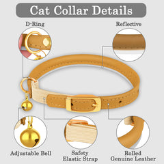 OOPSDOGGY collar gato, cascabel removible para mayor seguridad