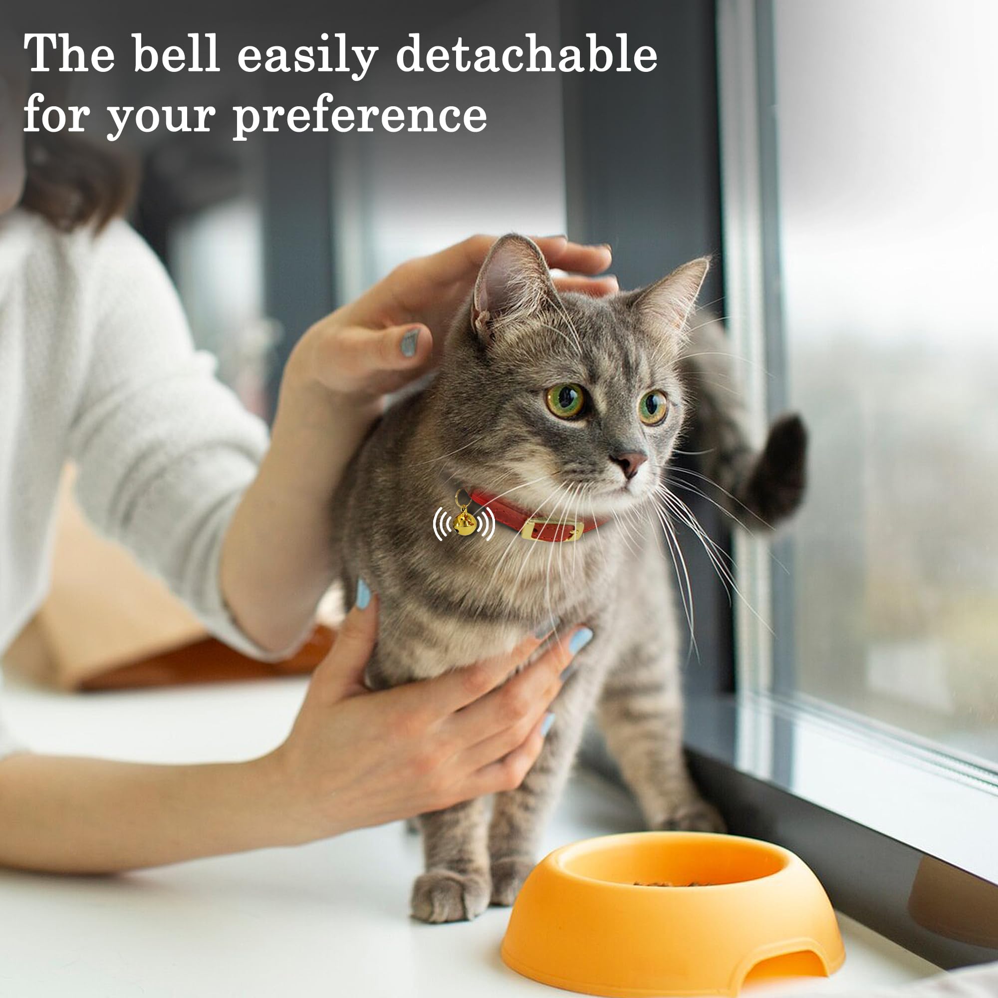 OOPSDOGGY collar gato en color camello, uso diario elegante