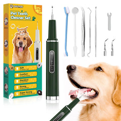 Opdent limpiador dental ultrasónico para perros con luz integrada facilita la revisión de la boca