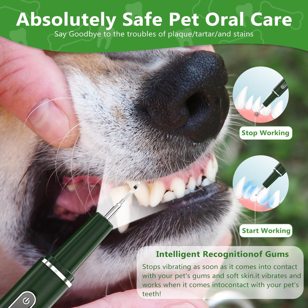 Opdent limpiador ultrasónico para mascotas, ayuda a eliminar placa entre dientes
