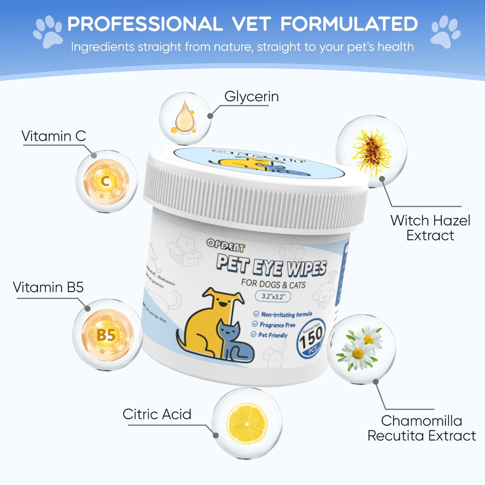 Opdent, toallitas con aloe vera y manzanilla, suavidad para la piel alrededor de ojos.