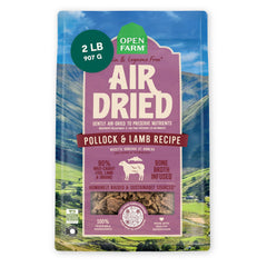 Open Farm al alimento perro seco aireado bacalao y cordero, textura jugosa para cada comida