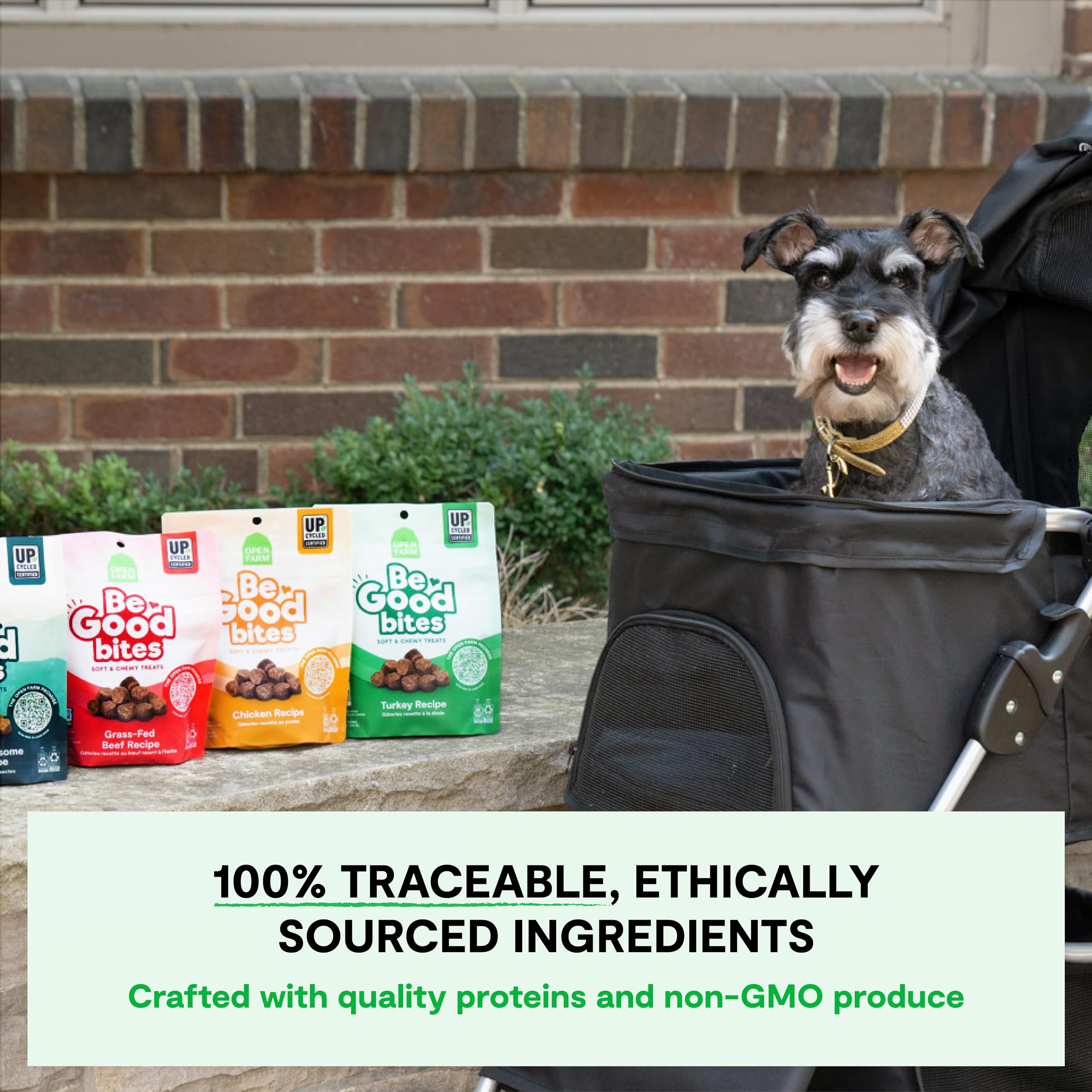 Open Farm Be Good Bites: ingredientes naturales y trazabilidad para una alimentación consciente.