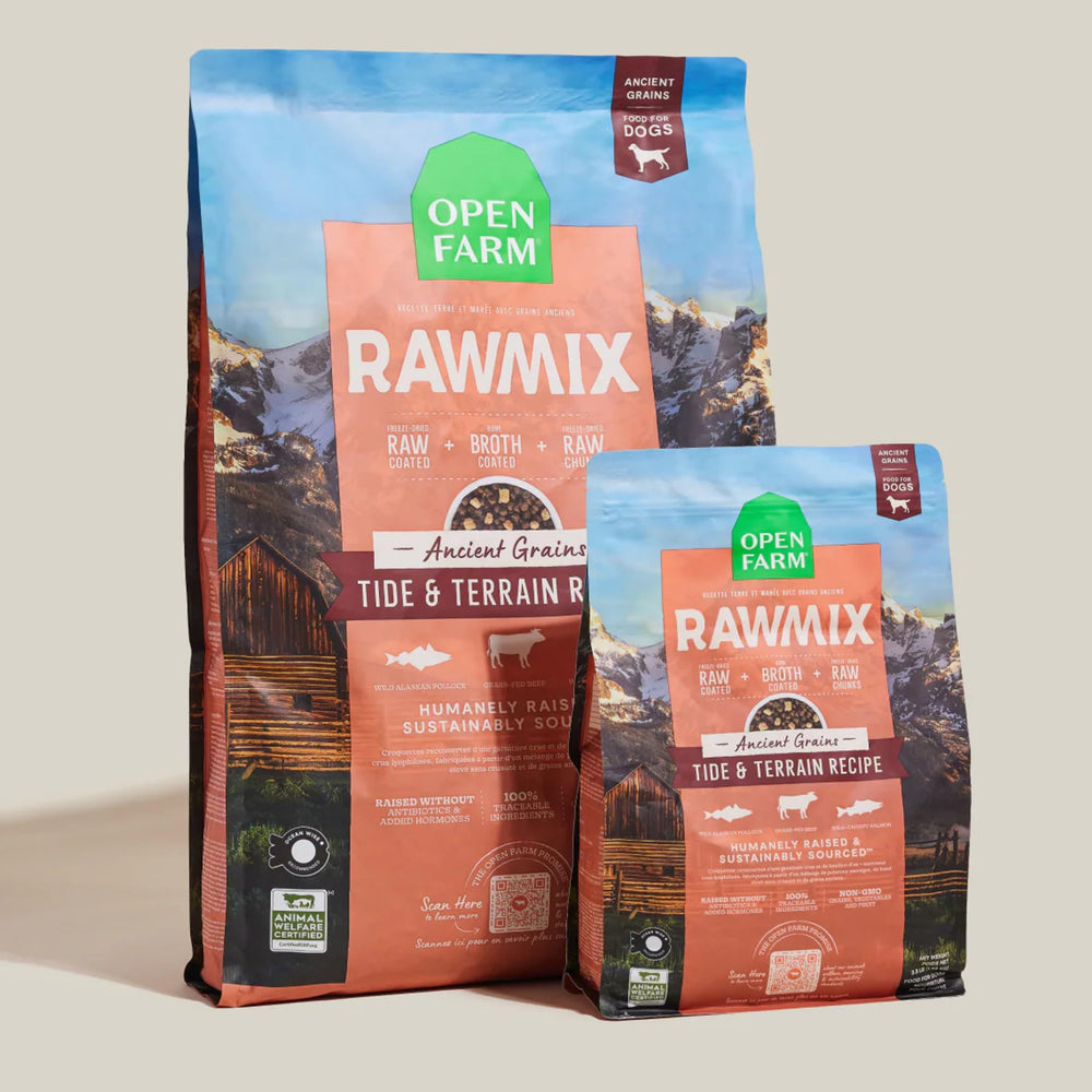 Open Farm comida para perros activos lista para servir cada día.