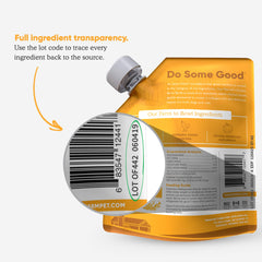 Open Farm detalle-superalimentos para pelaje y digestión, ingrediente de calidad y valor nutricional