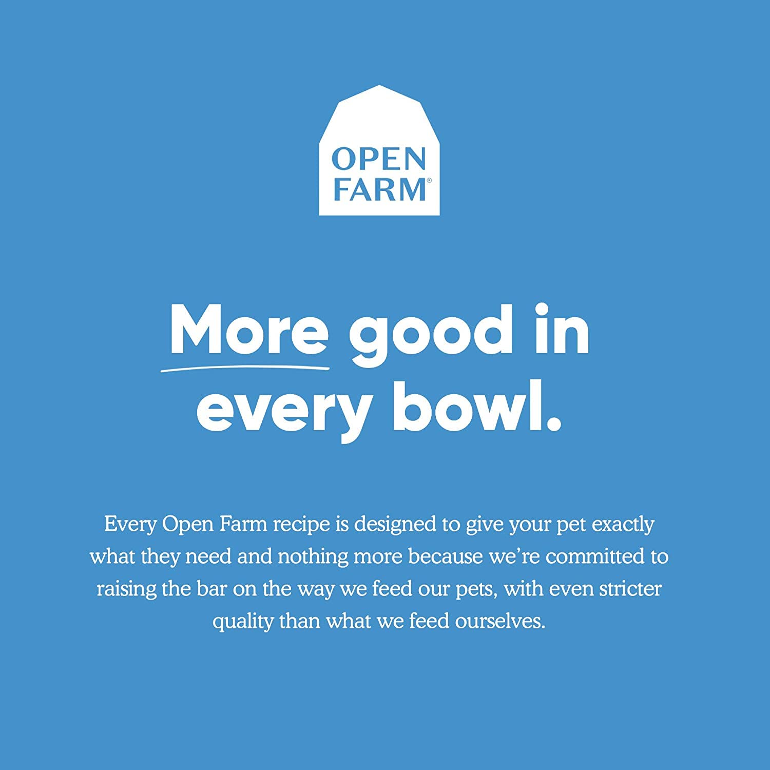 Fibras prebióticas de Open Farm para apoyar la digestión diaria.