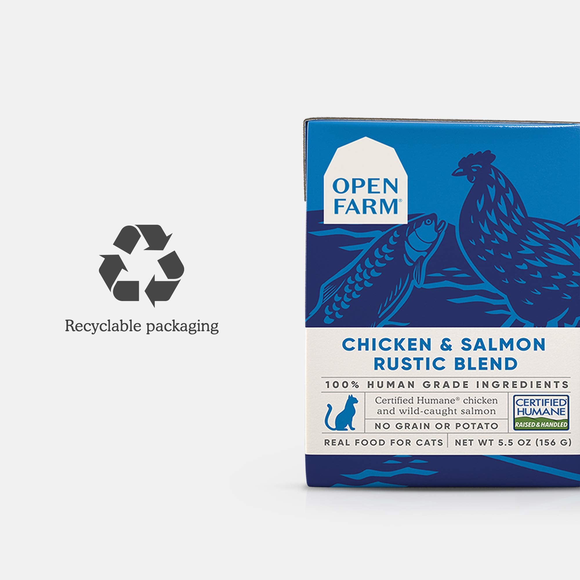 Open Farm, zanahorias ricas en vitaminas destacan en la formulación.