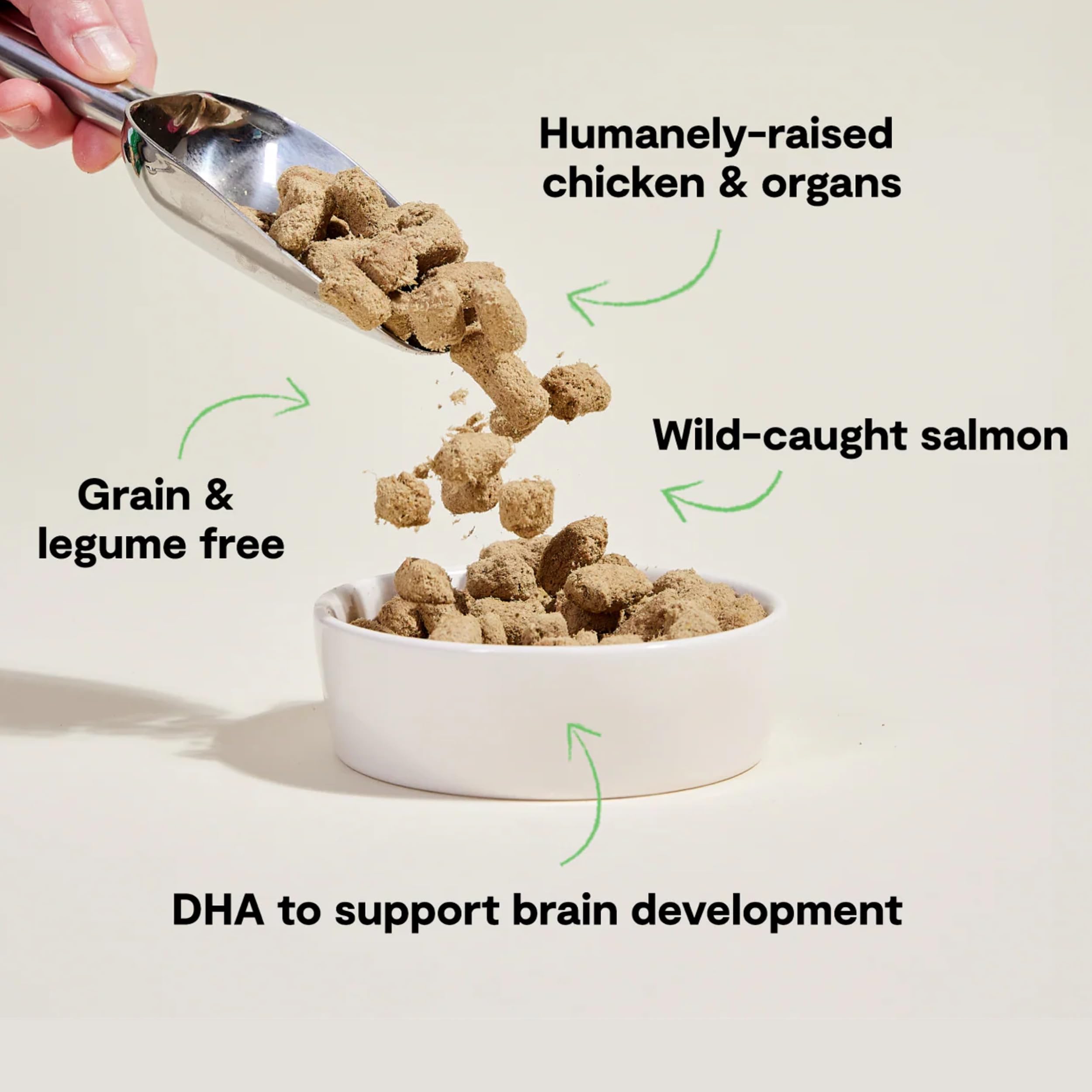 Open Farm Puppy Morsels: órganos seleccionados para nutrición equilibrada.
