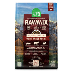 Open Farm RawMix, bolsa de 20 lb frente, proteína balanceada para perros activos