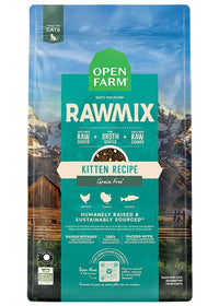 Open Farm RawMix para gatitos, bolsa de 8 libras, alimentación completa