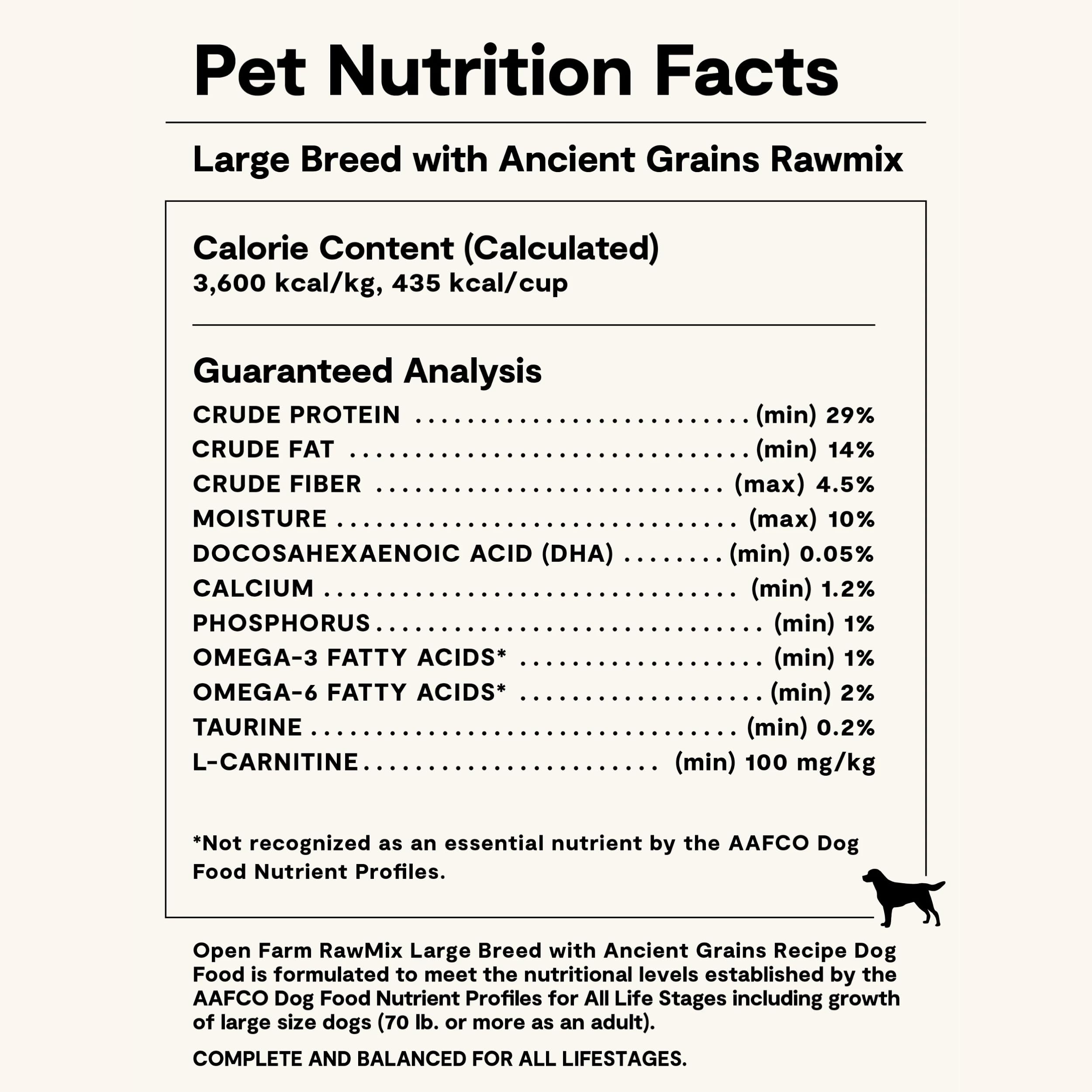 Open Farm RawMix croquetas grandes para perros de razas grandes