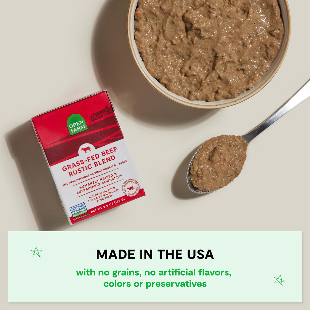 Open Farm Rustic Blend: caldo de hueso realza sabor natural