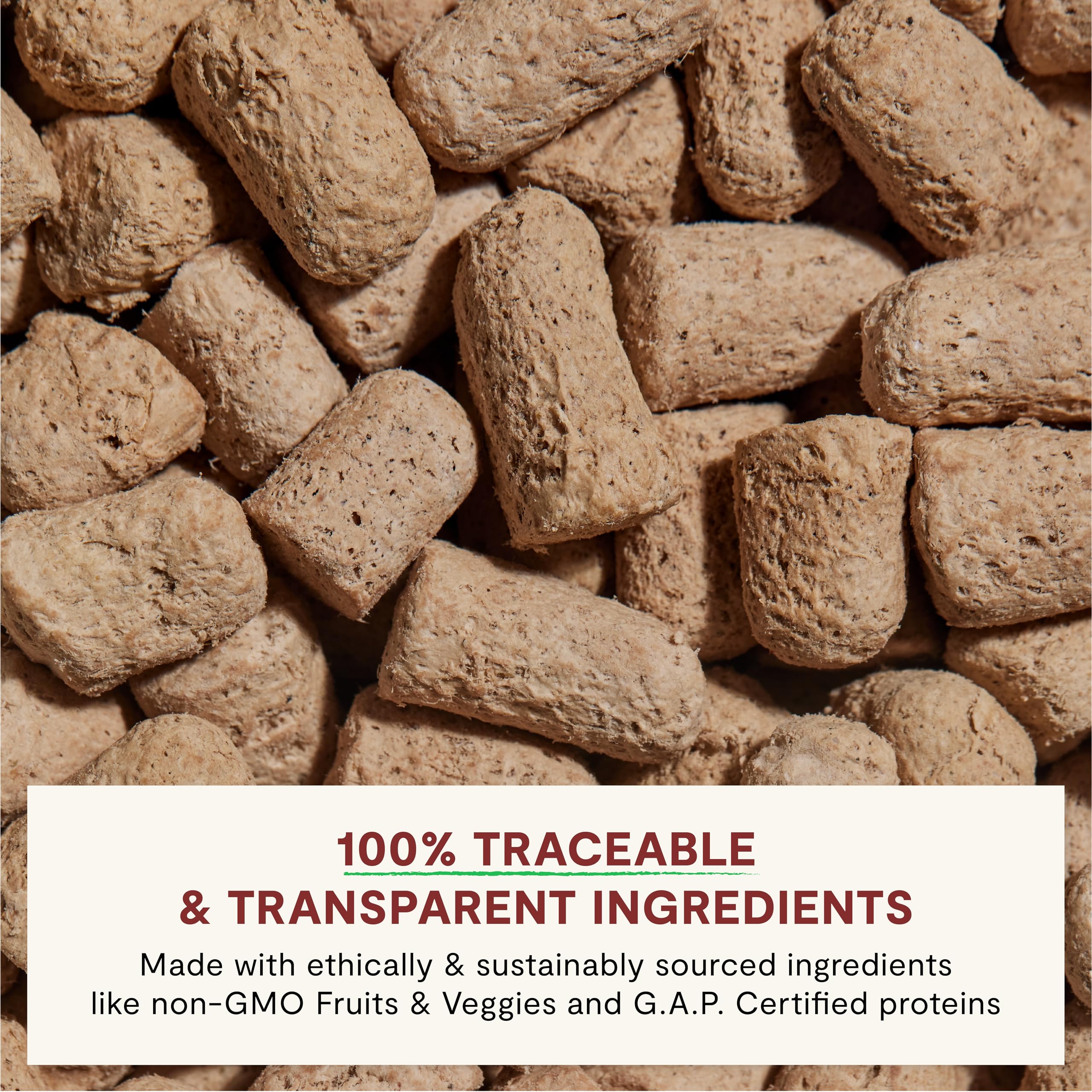 Open Farm RawMix: ingredientes trazables hechos en EE. UU. para confianza y transparencia.