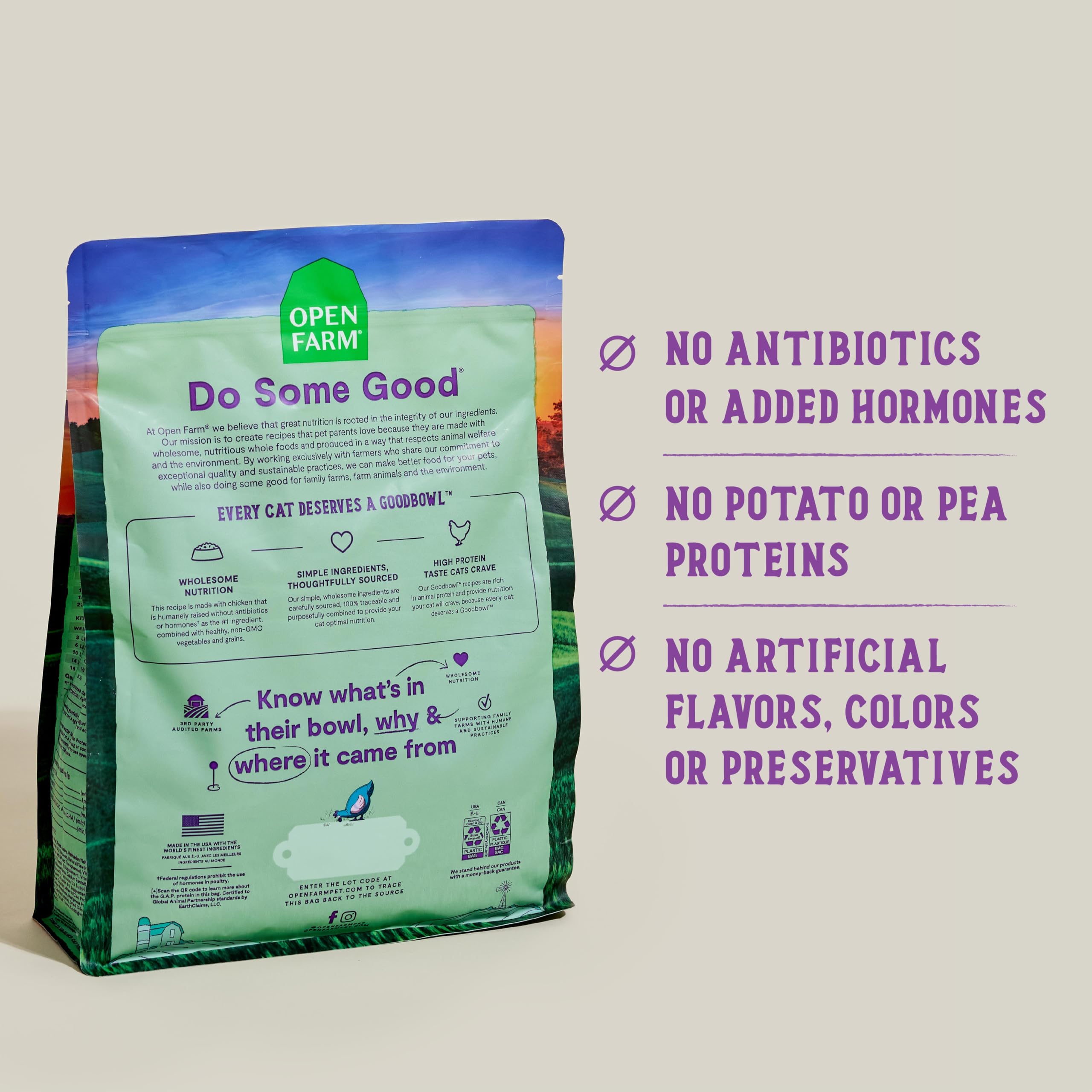 Open Farm Goodbowl, ingredientes sencillos para gatos exigentes