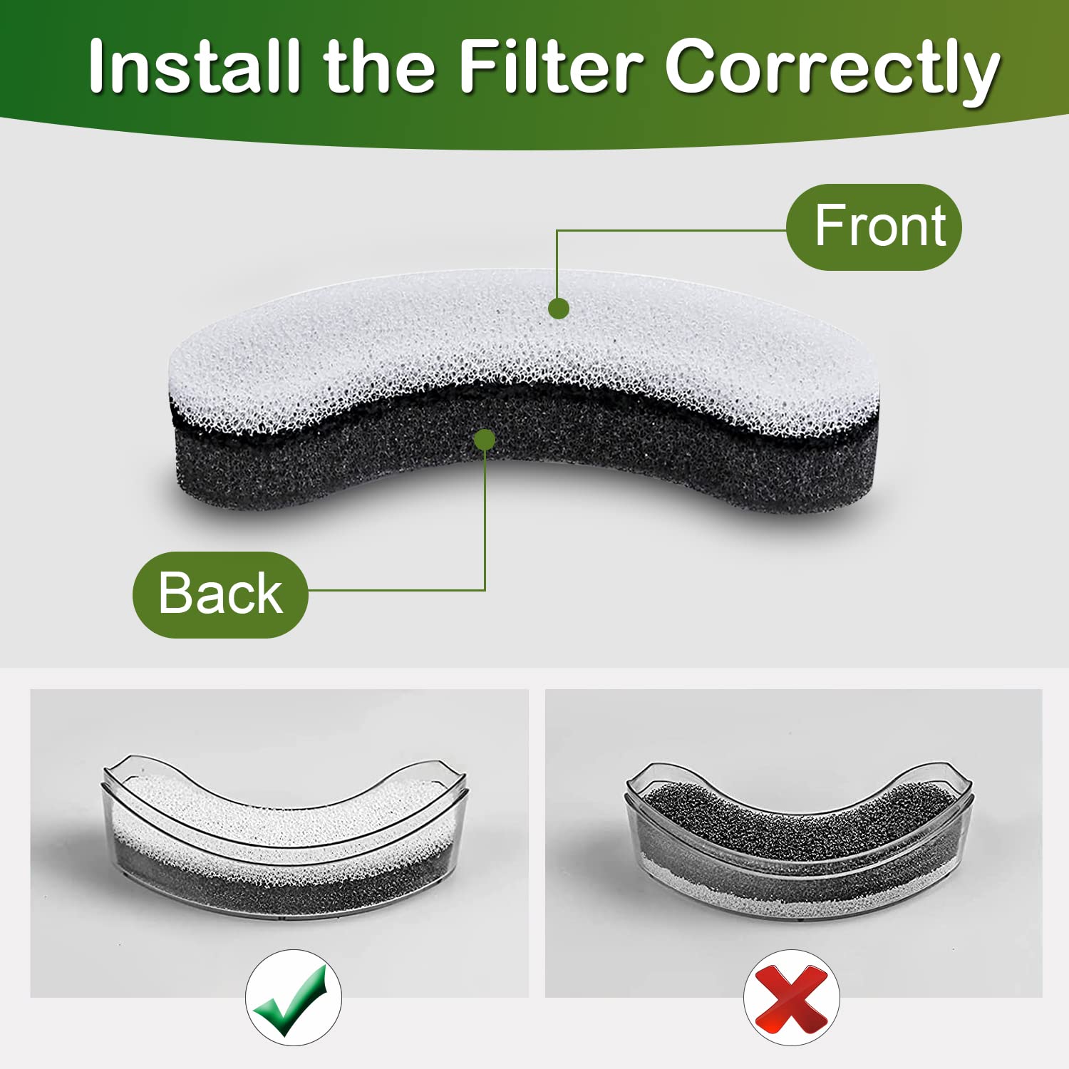 Filtro Opeth para agua más fresca de la mascota.