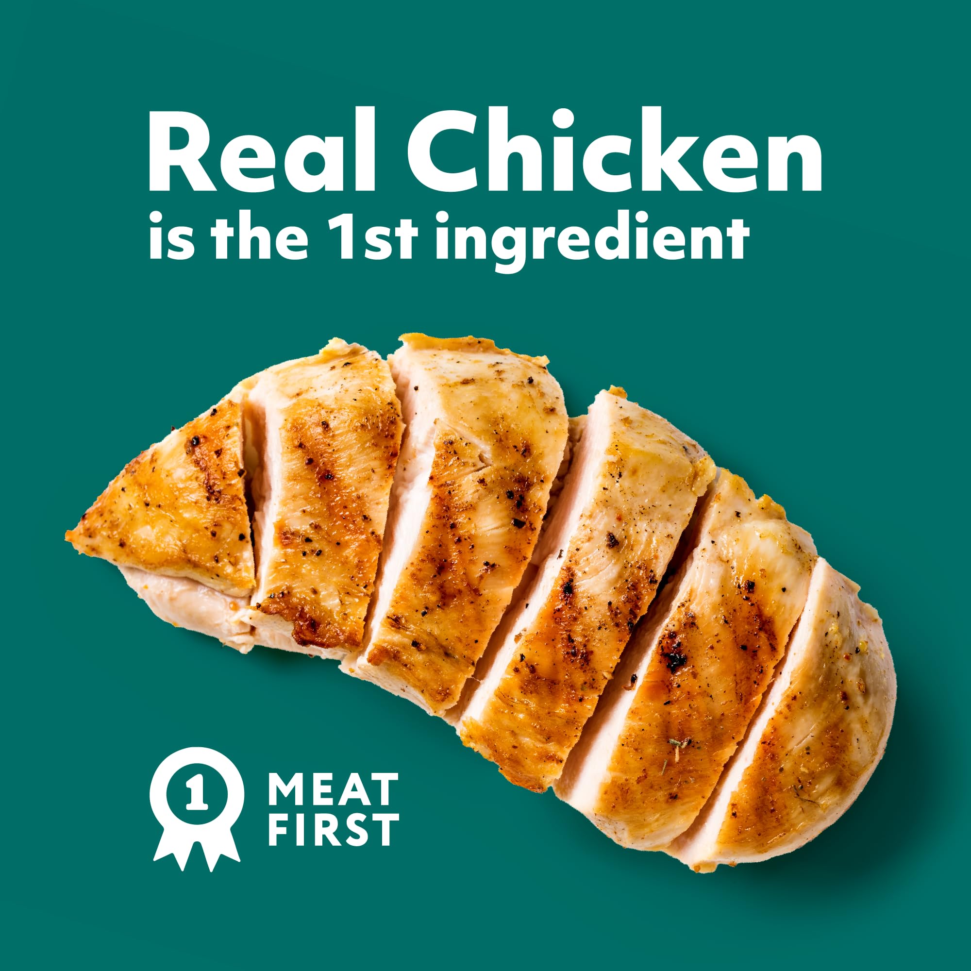 Envase de 3 oz Optimeal, ideal como comida principal o topper.