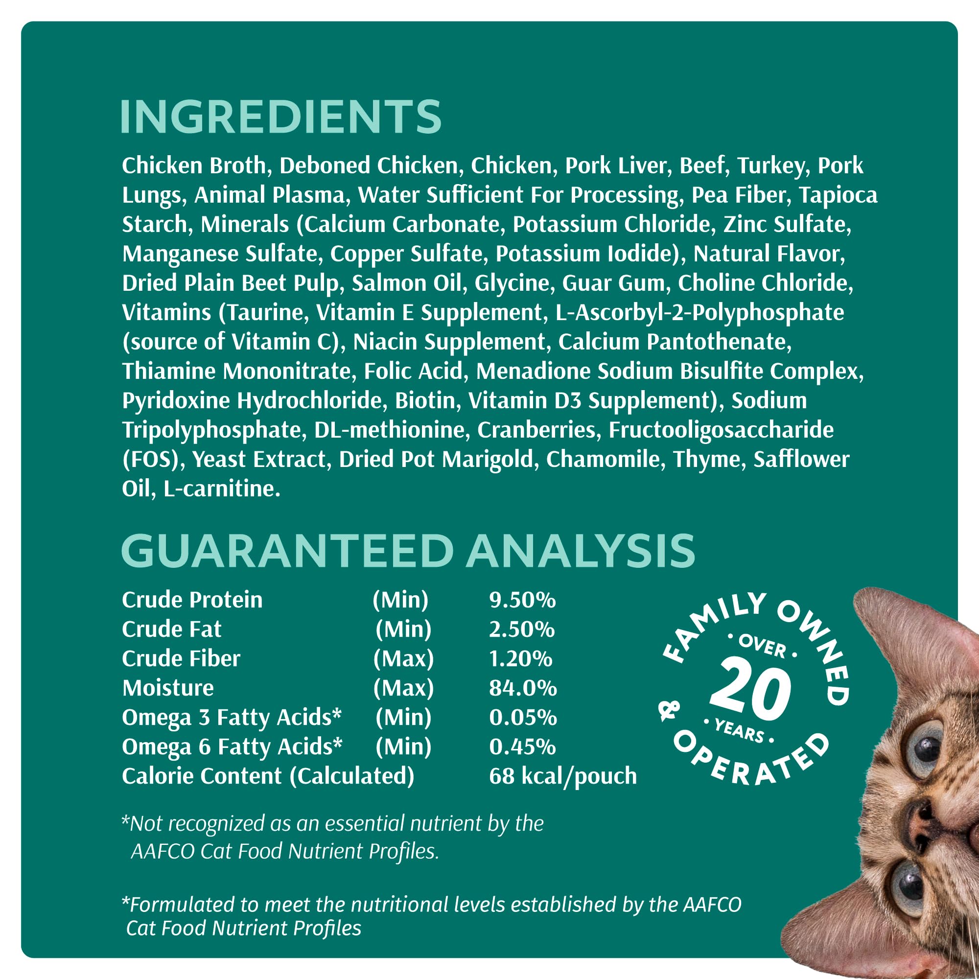 Optimeal Gatos pavo trozos tiernos en salsa para variedad.