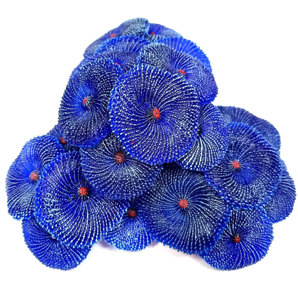 OrgMemory corales artificiales azules, decorativos, aptos para acuario y decoración interior.