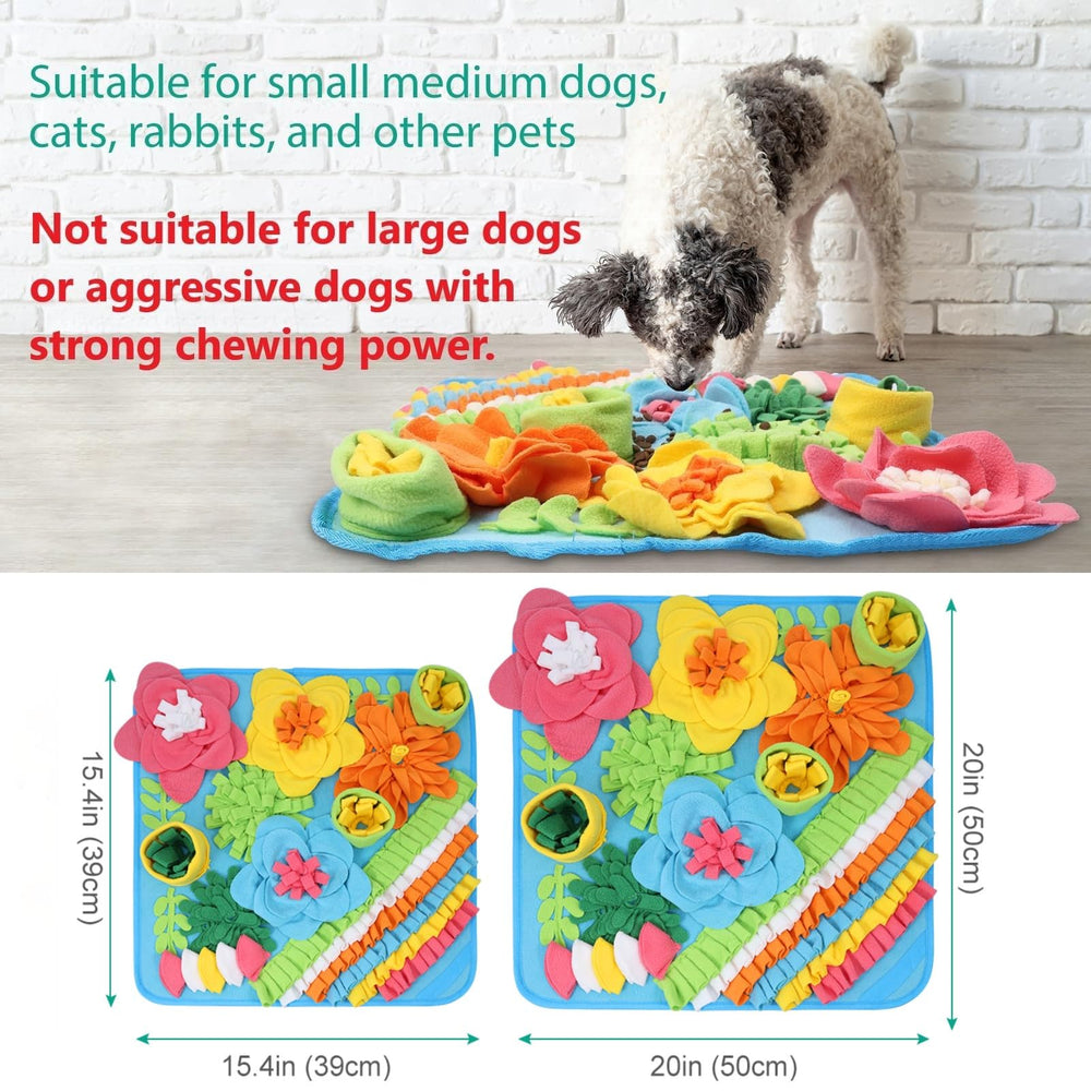 ORIA alfombra de olfato para perros con ocultación de premios comestibles para estimular la exploración.