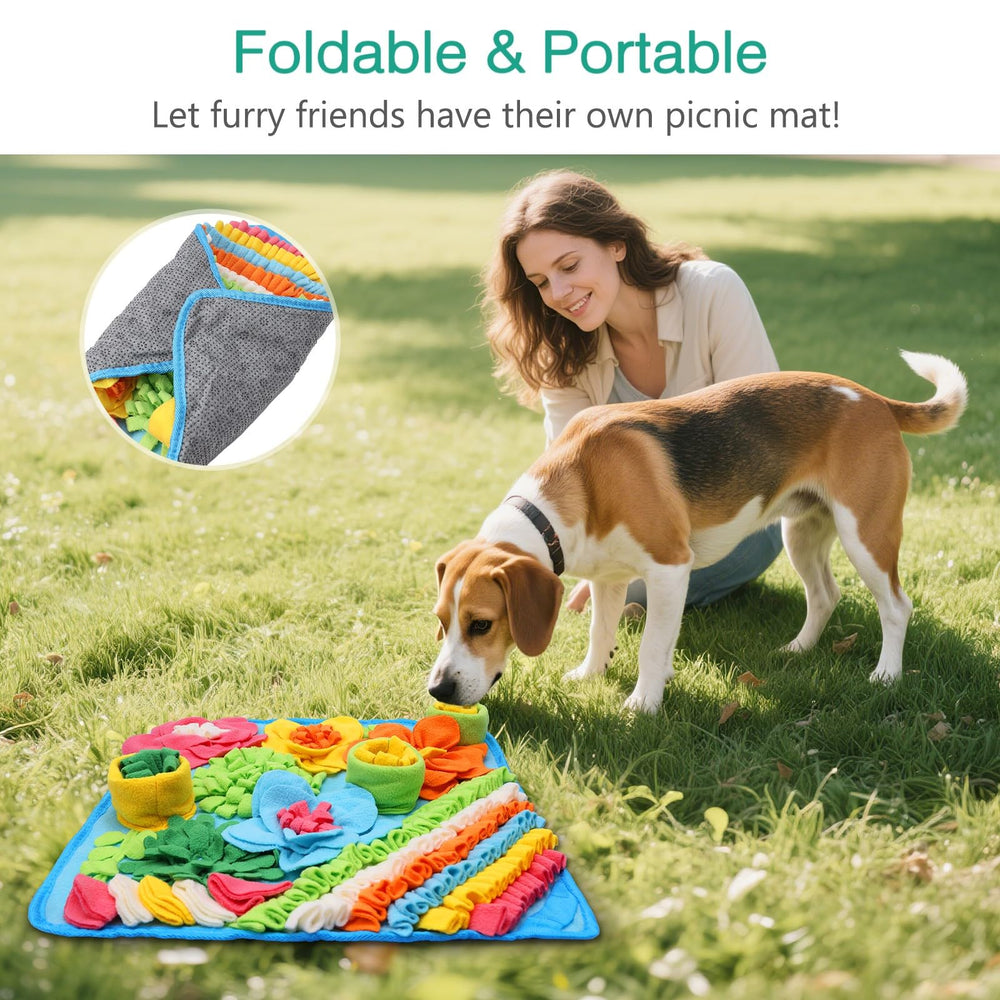 ORIA alfombra de olfato para varios tamaños, ideal para perros y gatos.