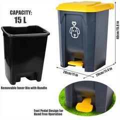 Origreen bolsas de basura para perro, 200 grandes y 90 pequeñas, resistentes.
