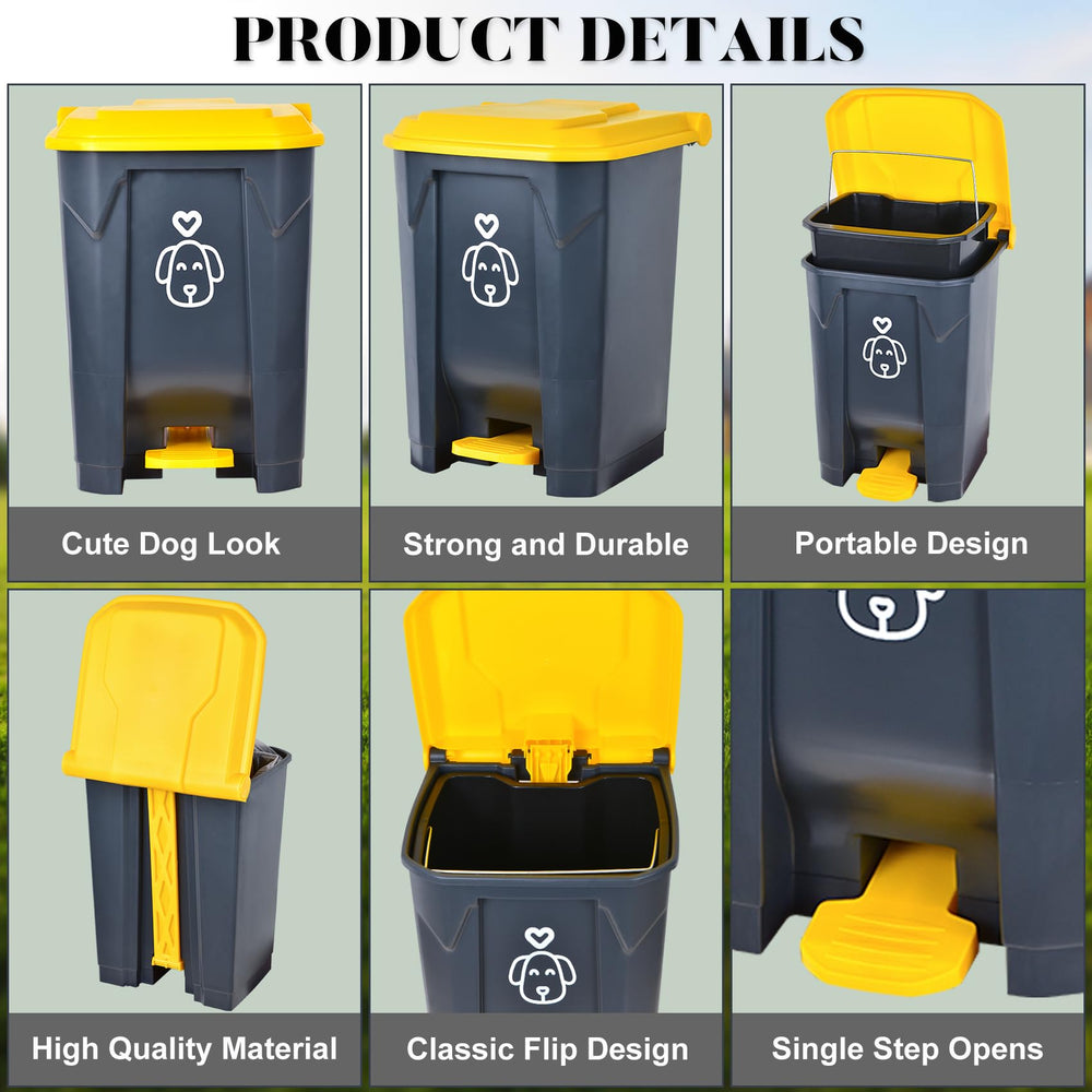 Origreen bolsas de basura para perro, 200 grandes y 90 pequeñas, resistentes e impermeables.
