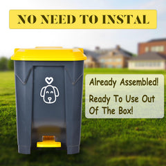 Origreen capacidad de 15L con cubo interior extraíble para limpieza fácil.
