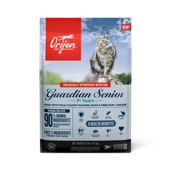 ORIJEN Guardian Senior bolsa 10lb: comida seca para gatos adultos.