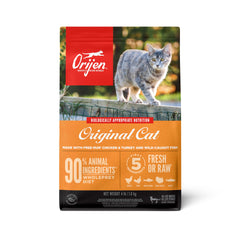 ORIJEN Original para Gato: bolsa de 4 libras para nutrición completa.