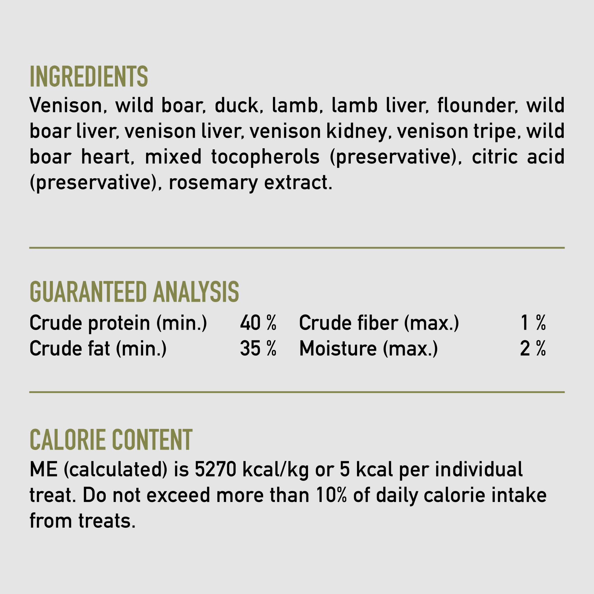 ORIJEN TUNDRA elaboradas en EE. UU. con ingredientes de calidad