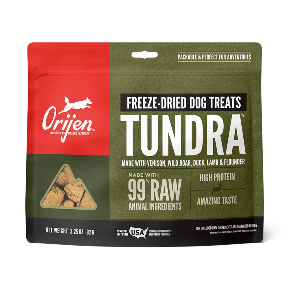 ORIJEN TUNDRA envase de 3.25 oz, premio práctico para entrenar