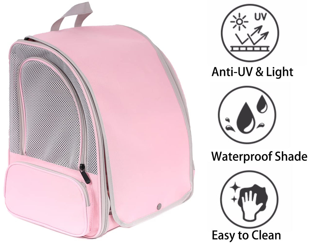 Mochila ORIZZP con cubierta frontal para privacidad y protección de la luz