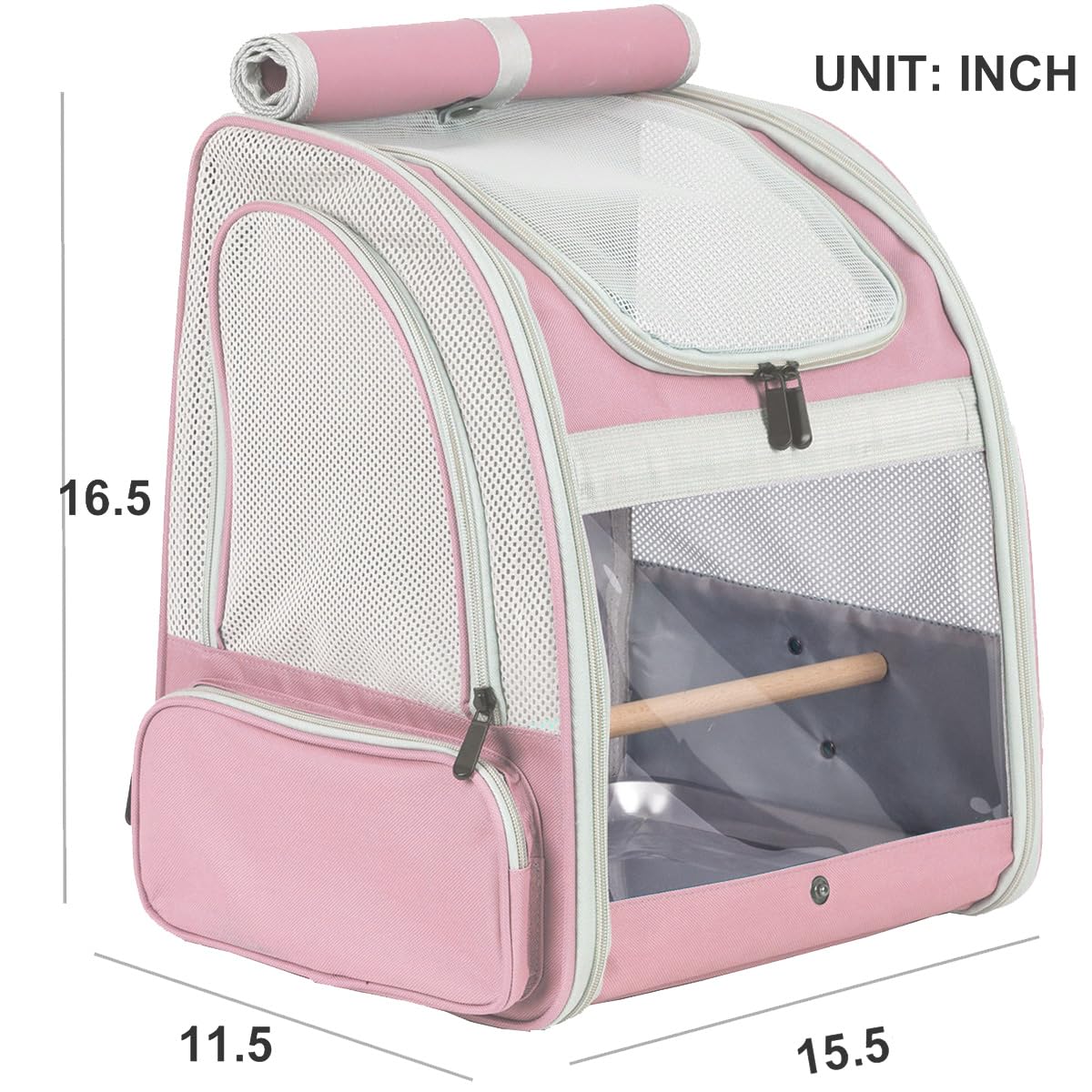 Mochila ORIZZP con ventilación de tres lados para mejor flujo de aire