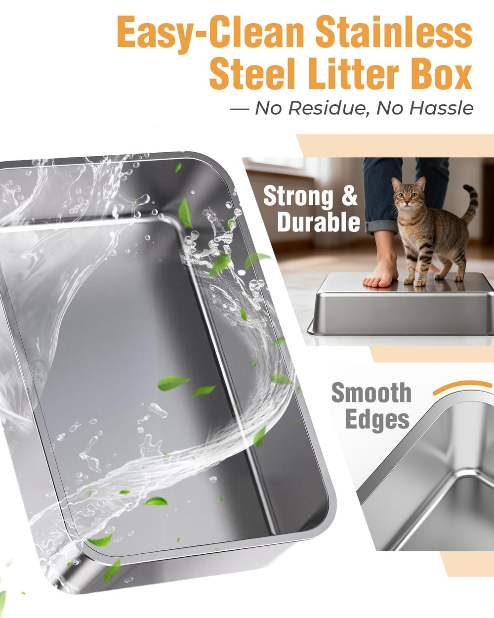 ORELEY caja durable y funcional para uso diario en hogares activos.