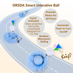 ORSDA Sonidos interactivos para gatos estimulan su curiosidad