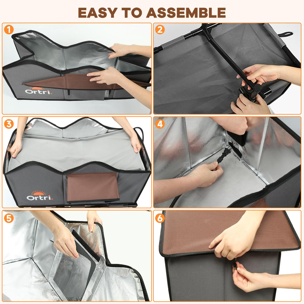 Ortri Tela impermeable de alta durabilidad mantiene la casa seca.