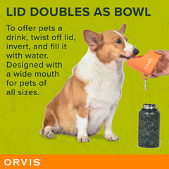 Orvis vertedor de tapa para verter agua sobrante y conservarla.
