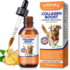 O.SECERT Colágeno para perros, botella con vertido suave para uso diario